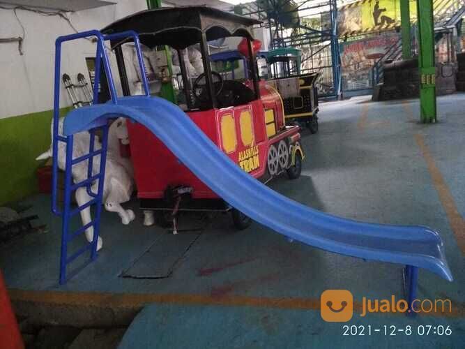 kereta panggung fiber odong odong - kereta mini wisata komedi putar mandi bola perosotan