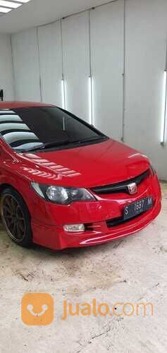 Mobil Honda Civic FD 2007 Full Ori warna merah
