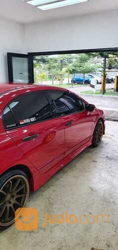 Mobil Honda Civic FD 2007 Full Ori warna merah