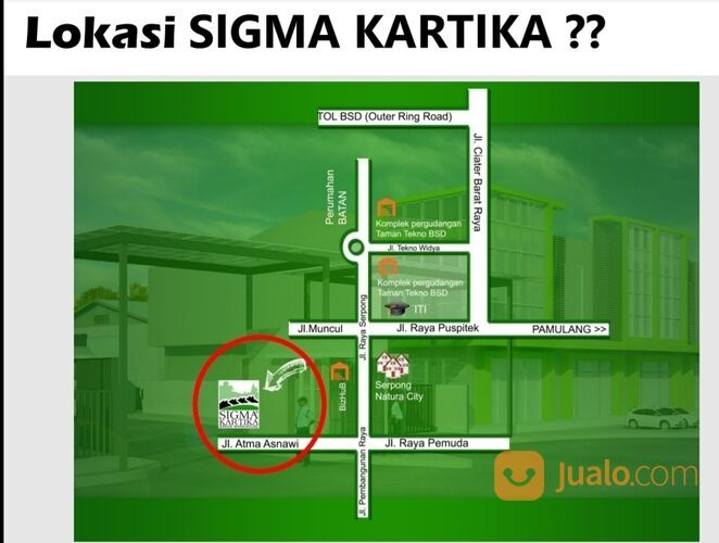 Pergudangan Sigma Kartika green warehouse gunung sindur serpong