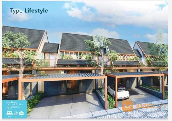 Rumah cluster Z living lake garden Grand wisata