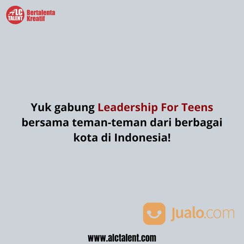 Leadership Untuk Anak - Kelas Leadership Online