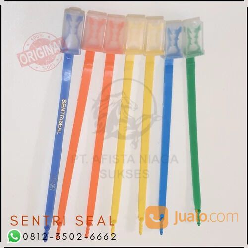 Segel plastik sentri seal | segel tangki solar industri | segel cargo