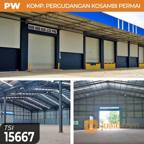 (TSI/15667) Kompleks Pergudangan Kosambi Permai, Tangerang, 30x44 m², 1 Lt, SHM