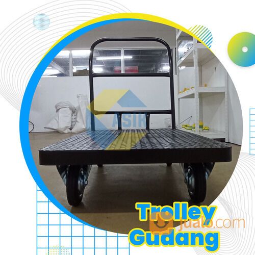 harga hand truck / trolley barang / trolley gudang