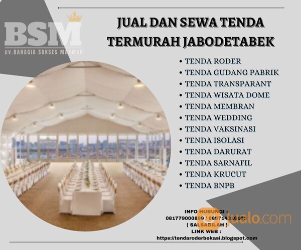 TENDA WEDDING - TENDA PERNIKAHAN MURAH DI JAKARTA