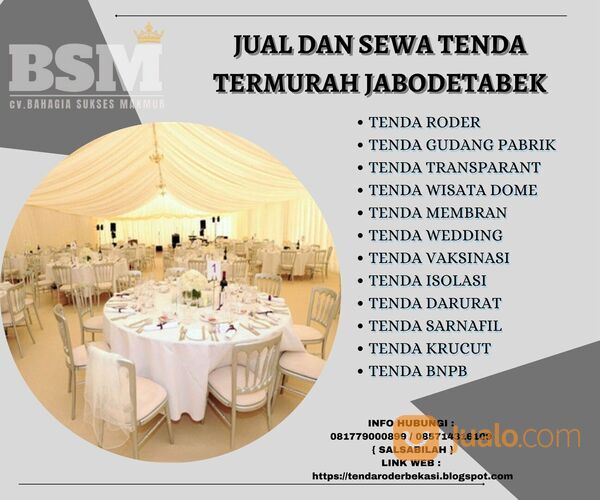 TENDA WEDDING - TENDA PERNIKAHAN MURAH DI JAKARTA