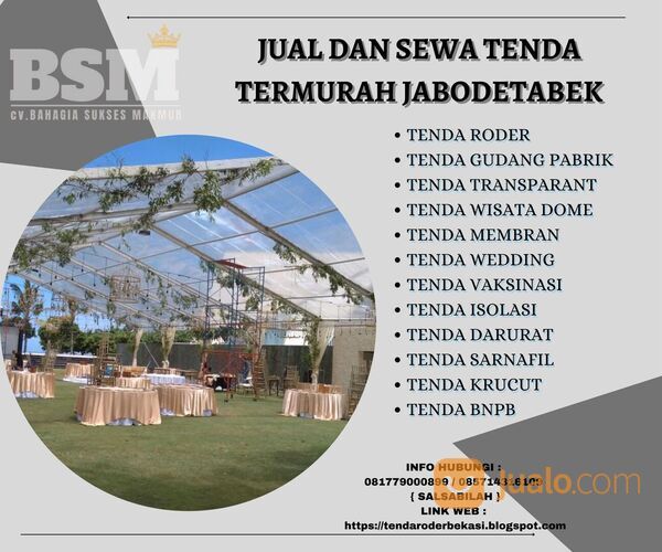 TENDA WEDDING - TENDA PERNIKAHAN MURAH DI JAKARTA