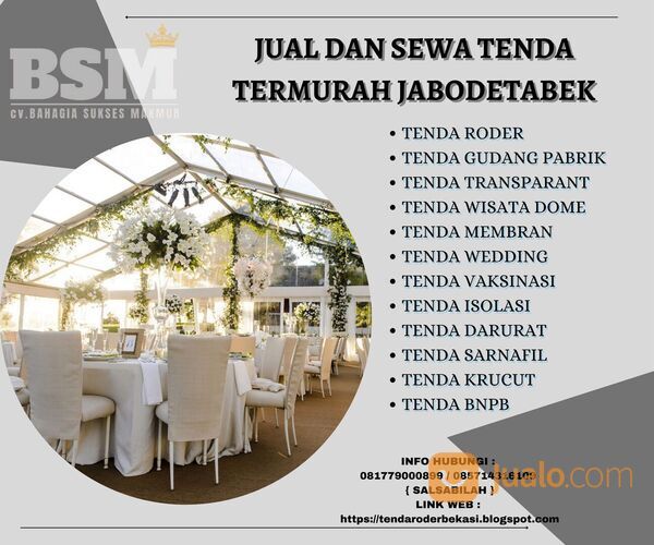 TENDA WEDDING - TENDA PERNIKAHAN MURAH DI JAKARTA