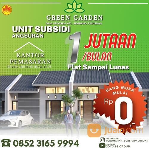 PERUMAHAN PASURUAN GREEN GARDEN 5 MENIT ALUN2 BANGIL