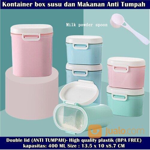 Kontainer susu bubuk / wadah susu bayi Tempat penyimpanan susu bubuk bayi