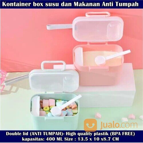 Kontainer susu bubuk / wadah susu bayi Tempat penyimpanan susu bubuk bayi
