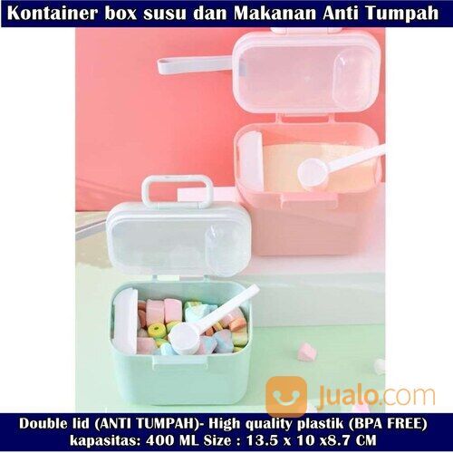 Kontainer susu bubuk / wadah susu bayi Tempat penyimpanan susu bubuk bayi
