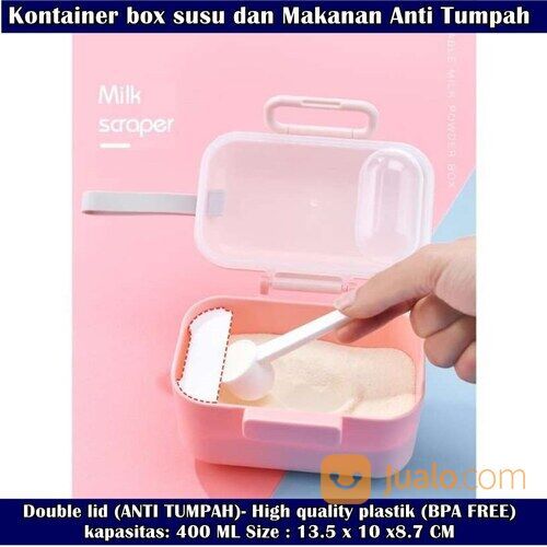 Kontainer susu bubuk / wadah susu bayi Tempat penyimpanan susu bubuk bayi