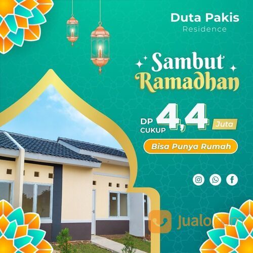 RUMAH SUBSIDI KPR SYARIAH DENGAN CICILAN FLAT 1JTAN DARI AWAL SAMPAI AKHIR DI CISEENG