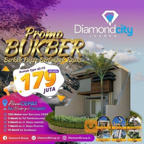 Perumahan Dekat Tol Diamond City Juanda
