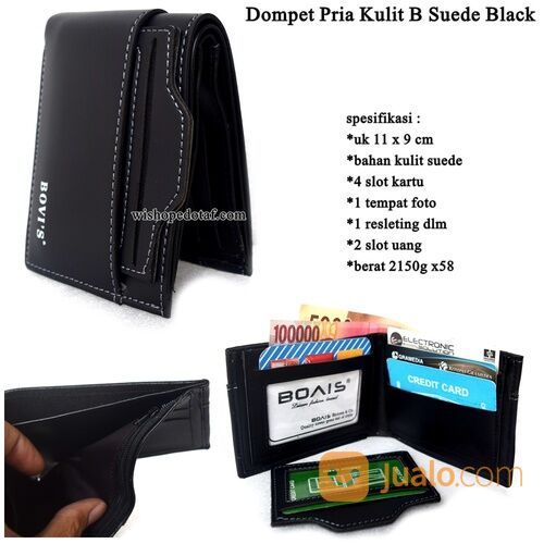 Dompet premium Pria B Suede
