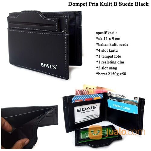 Dompet premium Pria B Suede