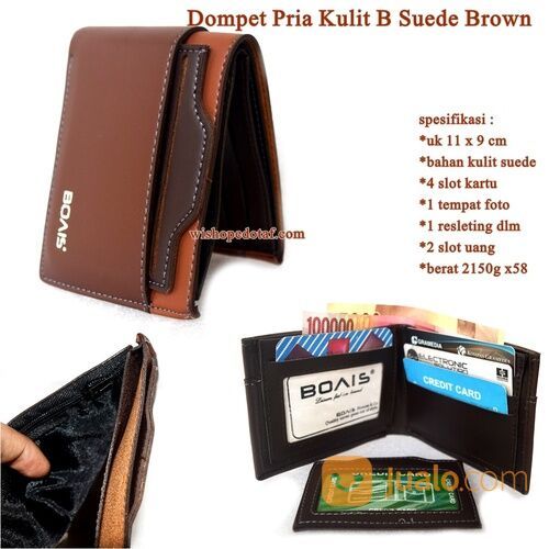 Dompet premium Pria B Suede