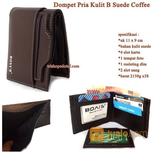 Dompet premium Pria B Suede