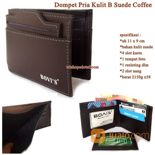 Dompet premium Pria B Suede
