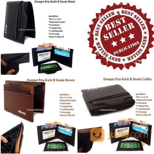Dompet premium Pria B Suede