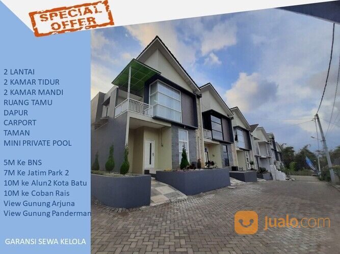 Villa Batu KPR Angsuran 4 Juta Per Bulan ada Kola Renang