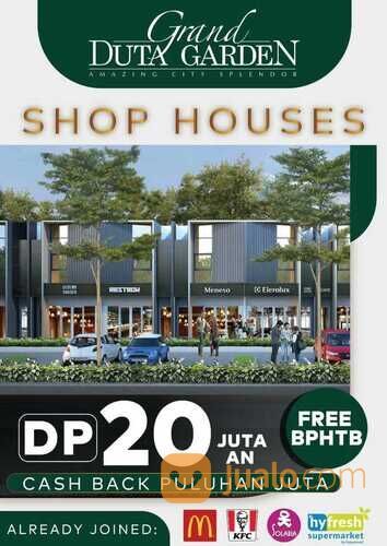 Ruko Grand Duta Garden Dekat Tol Bandara Soekarno-Hatta