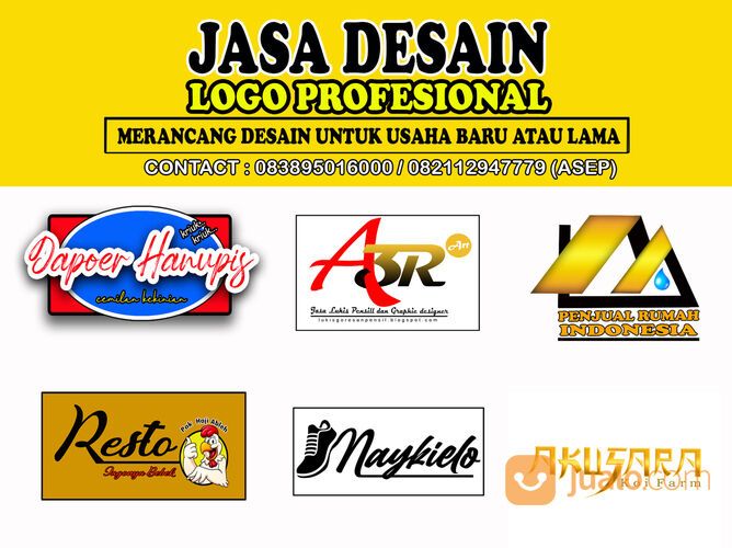 Jasa desain logo profesional terpercaya untuk usaha baru atau lama