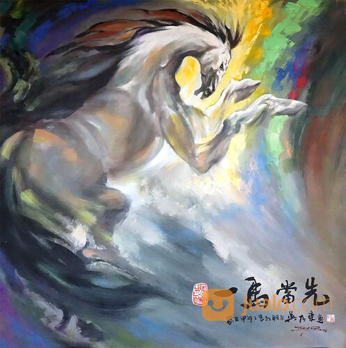 Lukisan Kuda/Horse Oil Painting