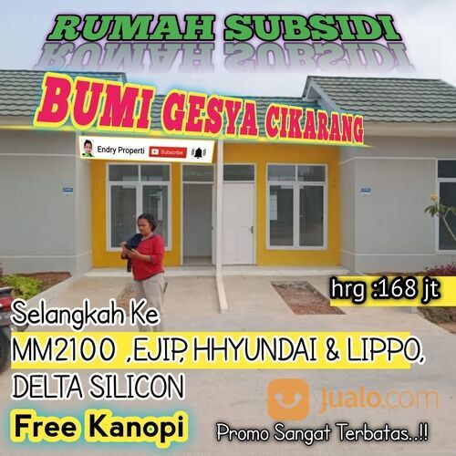 BUMI GESYA CIKARANG RUMAH SUBSIDI BTN
