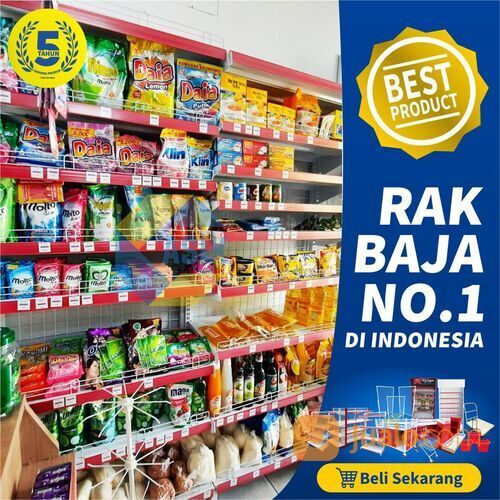 Rak toko display barang perlengkapan minimarket & supermarket