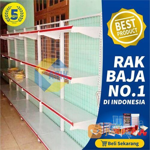 Rak toko display barang perlengkapan minimarket & supermarket