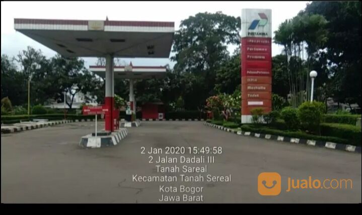 pom bensin lt 2025 (m2)di jl dadali bogor lokasi stategis dekat jambu dua mall langsung owner