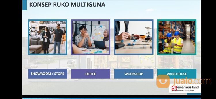 Gudang Taman Tekno BSD city strategis investasi terbaik