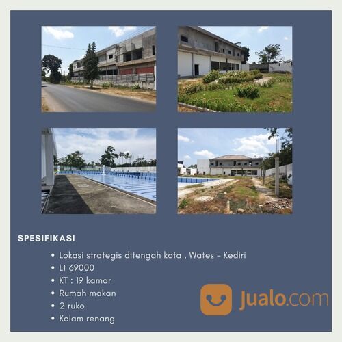 HOTEL WATES KEDIRI 200JUTA INCLUDE RESTO & KOLAM RENANG