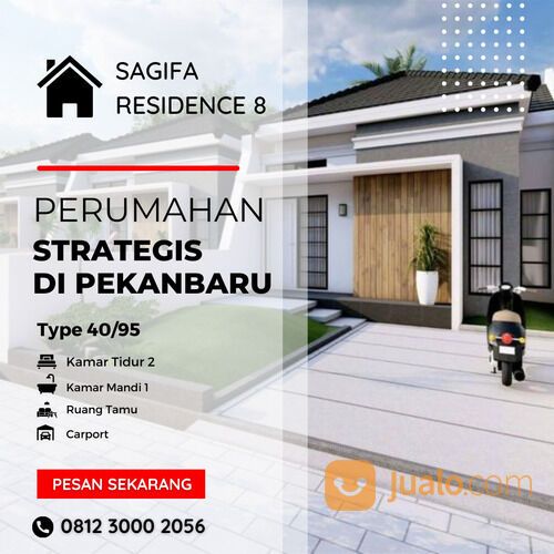 Rumah Murah di Bawah 250 juta Pekanbaru Tipe 40/95 Sagifa Residence 8