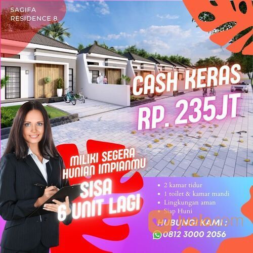 Rumah Murah di Bawah 250 juta Pekanbaru Tipe 40/95 Sagifa Residence 8