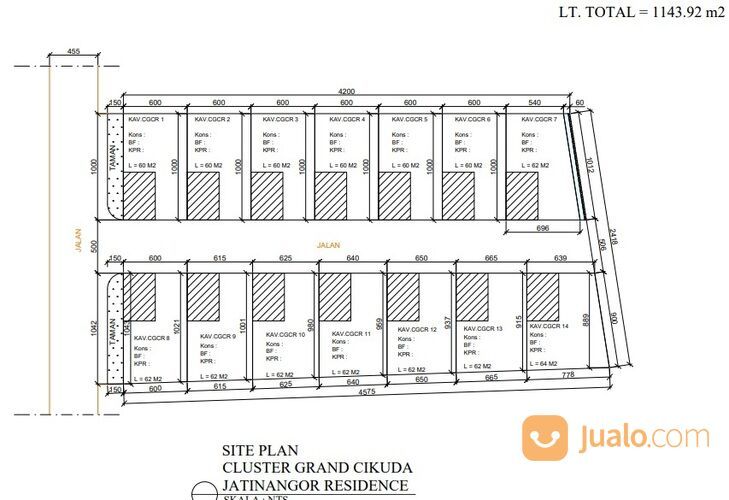 Rumah, Cluster Grand Cikuda Jatinangor Residence