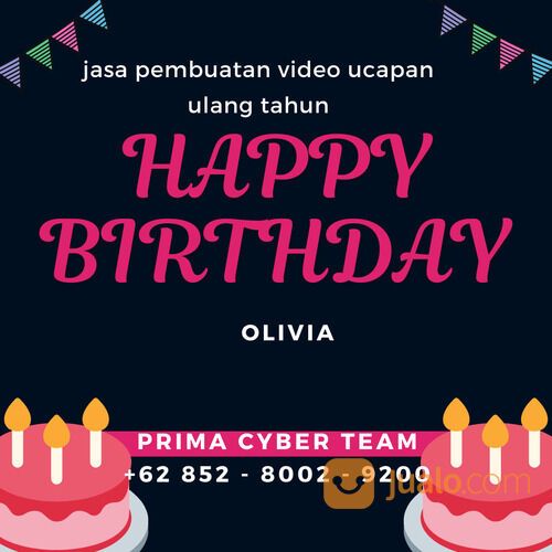 TERMURAH!!! Jasa Pembuatan Video Ucapan Ulang Tahun