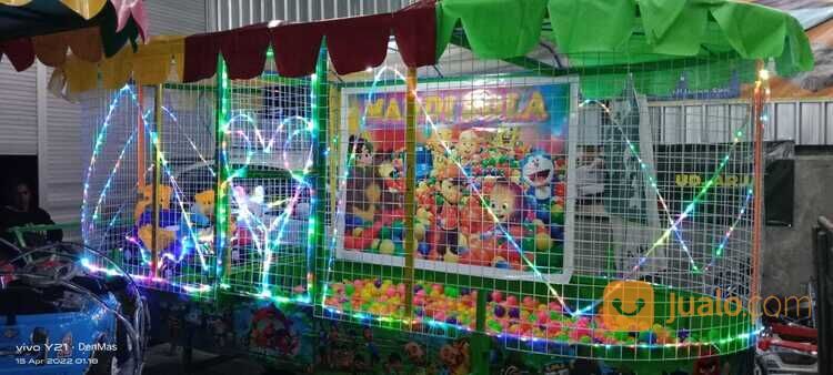 promo wahana mandi bola outdoor lengkap odong goyang