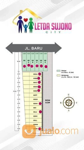 LETDA SUJONO CITY (Jalan Baru, simpang Jalan Bantan - Letda Sujono) Medan