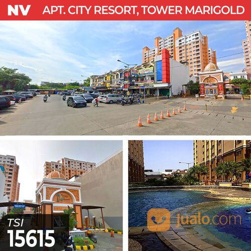 (TSI/15615) Apartemen City Resort, Tower Marigold, Jakarta Barat, 42 m², Lt. 09, AJB