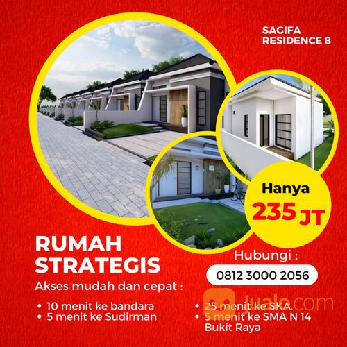 Rumah Type 40 Pekanbaru Harga 235jt Tipe 40/95 Sagifa Residence 8 PROMO