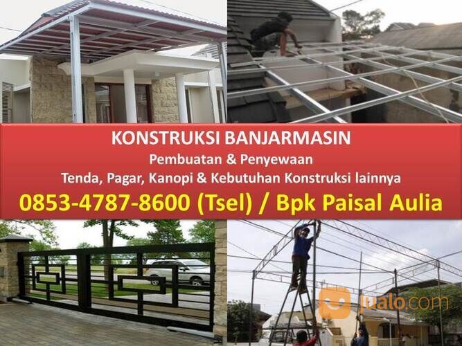 0853-4787-8600 Pasang Kanopi Baja Ringan Banjarmasin,Harga Kanopi Per Meter di Banjarmasin