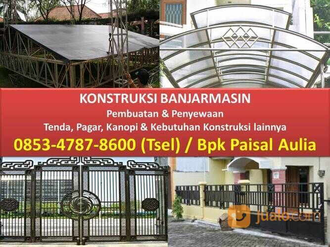 0853-4787-8600 Pasang Kanopi Baja Ringan Banjarmasin,Harga Kanopi Per Meter di Banjarmasin