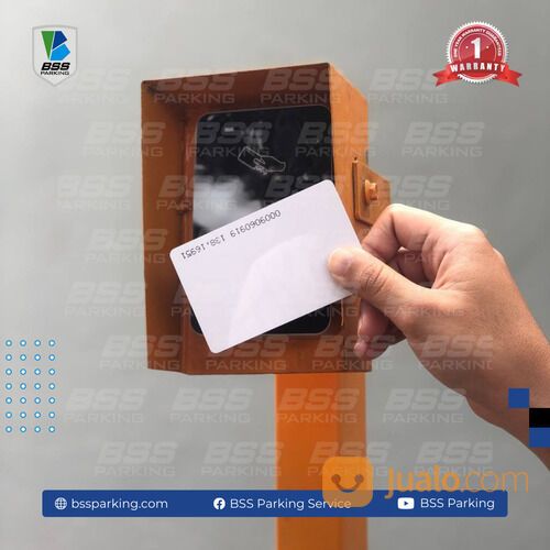 2 Palang Portal Gate RFID Access Reader Kartu Akses Perumahan Cluster