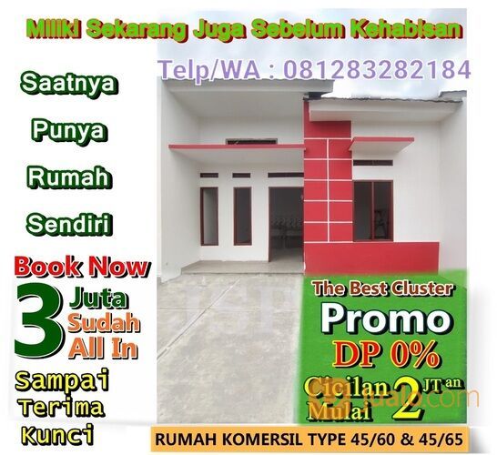 Perumahan Cluster Taman Ria Persada Tanpa DP (0%)