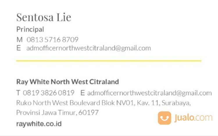 Rumah Baru GRAHA NATURA Surabaya Ada Kolam Renang PRIBADI - NEW 2,5 Lantai - Dekat GWalk Citraland