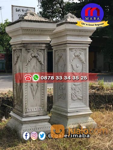 Variasi Pilar / Cagak Beton Teras Rumah Klasik